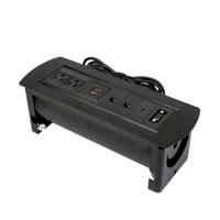Caja Conexión,manhattan,164856, Enchufe/usb/hdmi/vga/red, Para Mesa