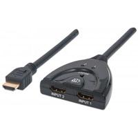Switch ,manhattan,207416,hdmi 1.3, 2 Entradas : 1 Salida