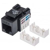 Jack,intellinet,210720, Cat 6 De Impacto (keystone) Negro