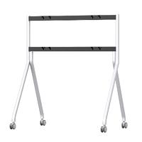 White Rolling Stand Para Huawei Ideahub 65/75/86 Inches