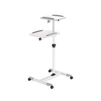 Soporte Proyector,manhattan,461726, Tipo Carro 10kg, Dos Bandejas Para 10kg C/una, Para Proyectores Y Laptops