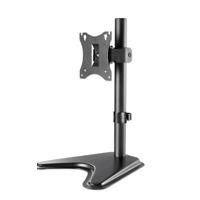 Soporte Monitor Manhattan ,462037, De Escritorio, 17 A 27 Con Un Peso De Hasta 7kg, Inclinacion /- 10 , Giro De /- 45 ,rotacion De /- 90 , Altura Ajustable