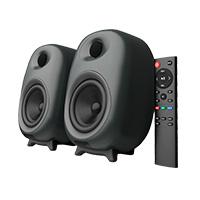 Bocinas Acteck Dynamic Exact Bs685 / Inalambrica / Bluetooth - Aux Rca - Optica - HDMI - Arc - USB / Control Remoto / 80w Rms / Sonido Estereo / Negro / Ac-935210