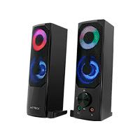 Bocinas Acteck Elant Brick As450 / Alambrica / 6 W Rms / USB - 3.5mm / Iluminacion LED / Sonido Estereo / Negro / Ac-935258