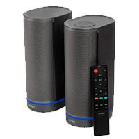 Bocinas Acteck Dynamic Exact X Bs660 / Inalambrica / Bluetooth Aux USB / 2 Canales 50 W Rms / 45hz- 20khz / Iluminacion LED / Negro / Ac-939812