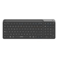 Teclado Acteck Inspire Trek Ti747 / Inalambrico / Multidispositivo Dual / Windows - Mac - Android / Español / 99 Teclas / Multimedia / Dongle USB - Bt 5.1 - Cable USB / Recargable / Negro / Ac-940108