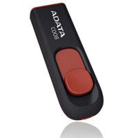 Memoria Adata 32gb USB 2.0 C008 Retractil Negro-rojo (ac008-32g-rkd)
