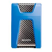 Disco Duro Externo Adata Hd650 1tb Portatil 2.5 USB 3.2 Windows Mac Linux Contragolpes Color Azul Ahd650-1tu31-cbl