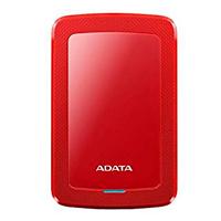 Disco Duro Externo Adata Hv300 2tb Portatil 2.5 USB 3.2 Windows Mac Linux Dashdrive Slim Color Rojo Ahv300-2tu31-crd