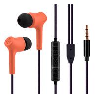 Audifonos Manos Libres Hune Haya Sustentable Trenzado Con Microfono Jack 3.5 (corteza)