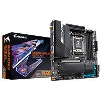 MB Gigabyte B650m Aorus Elite Ax Amd S-am5 DDR5 PCIE 4.0/hdmi/4xusb 2.0/m.2/atx/gama Media /gamer/rgb