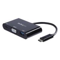 Adaptador Multifuncin De Viajes Usb-c A VGA Con Entrega De Potencia Power Delivery Y Puerto Usb-a - Mini Docking Station - Startech.com Mod. Cdp2vgauacp