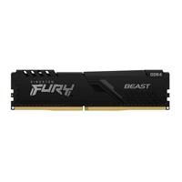 Memoria RAM Kingston Dimm DDR4 16gb 3200mt/s Fury Beast Black Xmp Cl16 288pin 1.35v C/disipador De Calor P/pc/gamer/alto Rendimiento Kf432c16bb/16