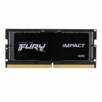 Memoria RAM Kingston Sodimm DDR5 16gb 5600mt/s Fury Impact Black Cl40 262pin 1.1v C/difusor De Calor P/laptop Kf556s40ib-16