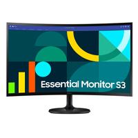 Monitor LED Samsung 27 Pulgadas /s3 S36gd Mainstream/ FHD (1920 X 1080) / Va / Curvo/hdmi/d-sub/ 100hz / Negro.