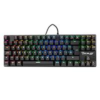 Teclado Mecanico Ocelot Gaming Ok-tkl2 / Switch Rojo / Full Rgb / 88 Teclas / Anthigosting / USB / Color Negro