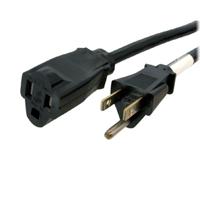 Cable De Alimentacin 1m - Extension De Alimentacion,nema 5-15r A Nema 5-15p, 13a 125v, 16awg, Cable De Extension De Corriente - Startech.com Mod. Pac1013