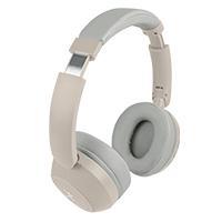 Audifonos On-ear Inalambricos Plegables Manos Libres Con Bt Perfect Choice Soundia - Taupe