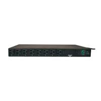 Pdu Tripp Lite Pdumh15at Monofásico Con Medidor Digital Con Switch De Transferencia Automática, 1.4kw, 2 Entradas 5-15p Garantía Limitada Por 2 Años