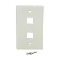 Placa De Pared De 2 Salidas Rj45 - Color Blanco - Startech.com Mod. Plate2wh