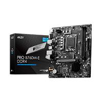 MB Msi B760 Intel S-1700 14a/13a/12a Gen/2x DDR4 4800/hdmi/m.2/4x Usb3.2/matx/gama Media