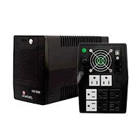 No-break Interactivo Smartbitt Sbnb1800 1800va/900w, Clavija Nema 5-15p, 8 Contactos, Tipo Nema 5-15r, 4 Con Respaldo De Bateras, Regulacion Y Supresion De Picos Y 4 Con Regulacion Rj11 Y USB