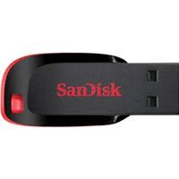 Memoria Sandisk 16gb USB 2.0 Cruzer Blade Z50 Negro C/rojo Sdcz50-016g-b35