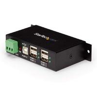 Adaptador Concentrador Hub USB 2.0 De 4 Puertos Reforzado Industrial Con Alimentacion - Startech.com Mod. St4200usbm