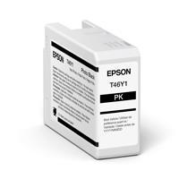 Cartucho Epson Modelo T46y Negro Photo, Para Plotter P900 (50 Ml)