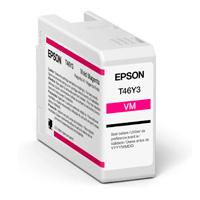 Cartucho Epson Modelo T46y Magenta Light, Para Plotter P900 (50 Ml)