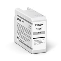 Cartucho Epson Modelo T46y Gris, Para Plotter P900 (50 Ml)