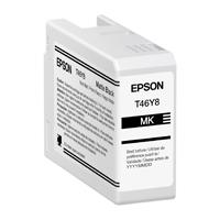 Cartucho Epson Modelo T46y Negro Mate, Para Plotter P900 (50 Ml)