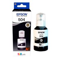 Cartucho Epson Modelo T504 Negro, Para L4150, L4160, L6161, L6171, L6191