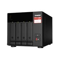 Nas Qnap Ts-473a-8g/ 4 Bahias Nucleo Cuadruple Hasta 2.7 GHZ Amd Ryzen 8gb DDR4 So-dimm/2 Pto 2,5 Gbe / 1 Pto 10gbe/ USB 3.2x3/ Hotswap/sata/hasta 72tb/ No Incluye Discos