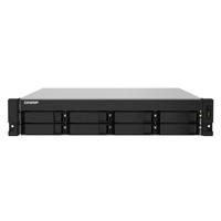 Nas Qnap Ts-832pxu-4g/ 8 Bahias SATA HDD 3,5/rack 2u/nucleo Cuadruple 1.7ghz/4gb DDR4 Udimm Ampliable A 16gb/2 Pto 2,5 Gbe /2 Pto 10 Gbe/ USB 3.2 X4/ Hotswap/ No Incluye Discos/ Hasta 144tb