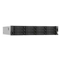Nas Qnap Ts-h1277axu-rp-r7-32g-us/12 Bahias SATA 3.5/rack2u/amdryzen7 8nucleos Hasta 5.3ghz/32gb RAM Hasta 128gb/ 2.5gbe2/10gbe2/usb3.22/fuentered/hotswap/no Incluye Discos